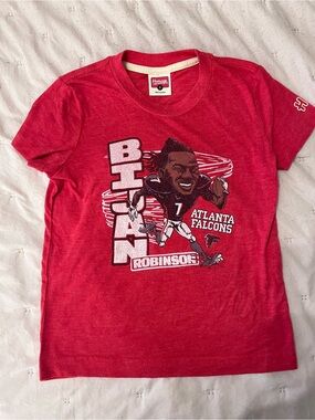 HOMAGE Red Atlanta Falcons Brian Robinson Jr. Graphic Tee